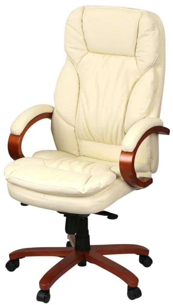 Кресло АКЛАС Тироль EX GB-236WW кожа LC-F Beige