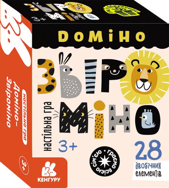 Настільна розвивальна гра Доміно-Звіроміно кн1470001у (MTT-138475)
