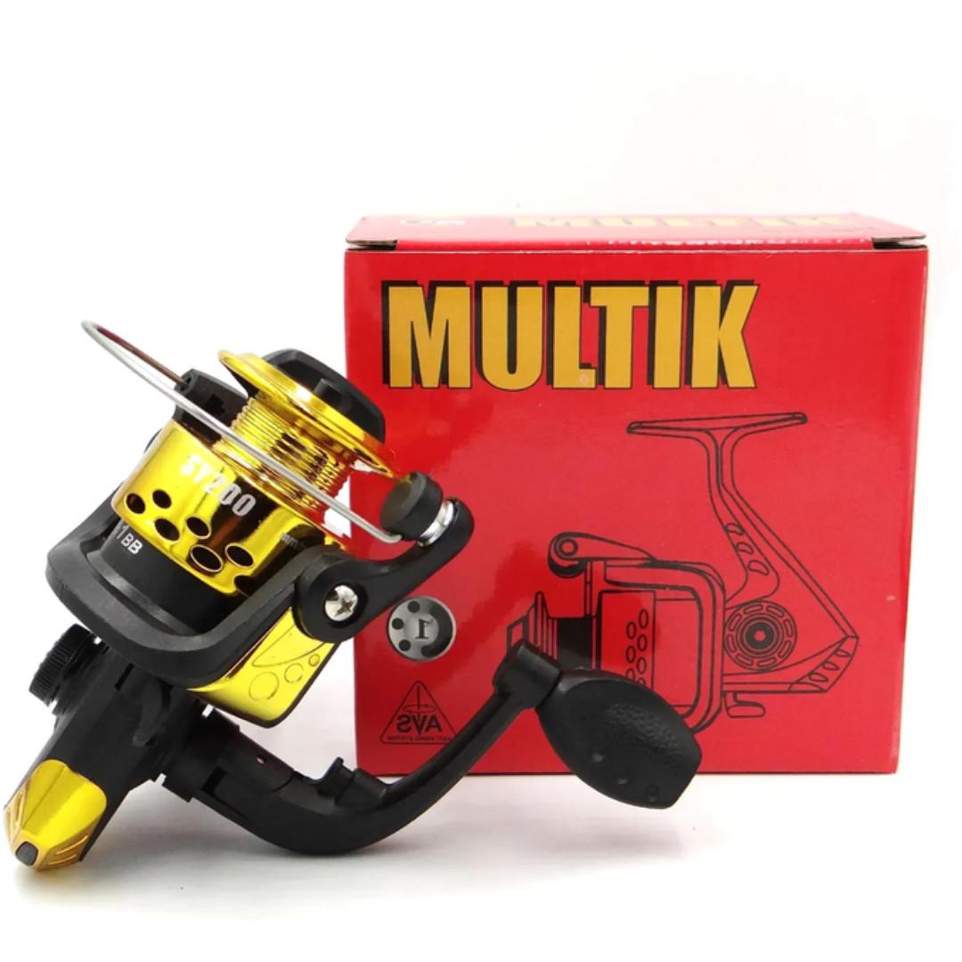 Рыболовная катушка безынерционная Gladiator MULTIK SY 200 пластик Black/Yellow (GL2399)