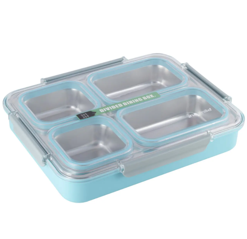 Ланч-бокс Kamille KM-2147GL1800 мл Блакитний (NA001945)