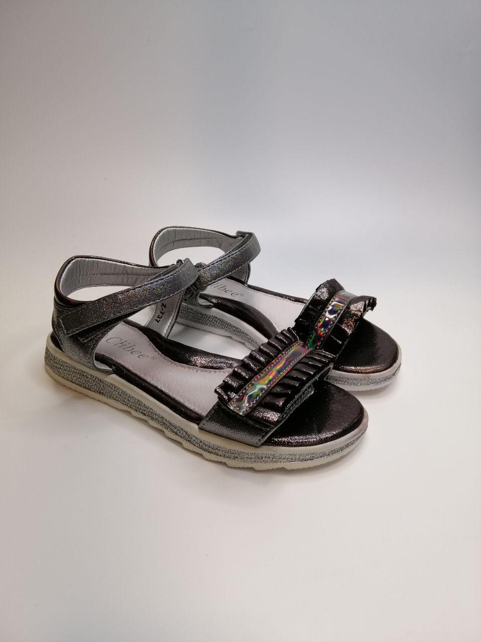 Босоножки для девочки Clibee р. 33 20,5 см Серый (737 Z gun)