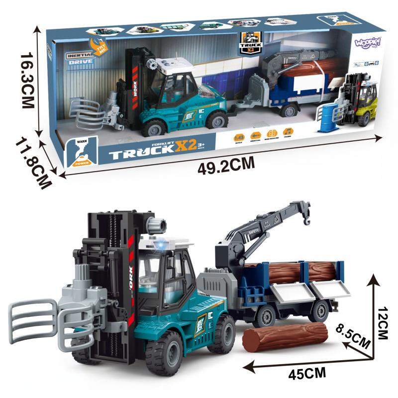 Погрузчик Woopie с прицепом звуком и светом - фото 4 Погрузчик Woopie с прицепом звуком и светом - фото 4