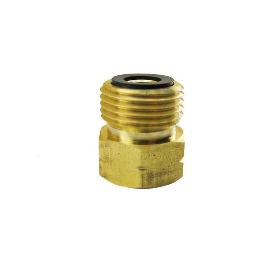 Адаптер для польского газового баллона с резьбой GW3/8"L/GZ 21,8 л латунь (AN005265)