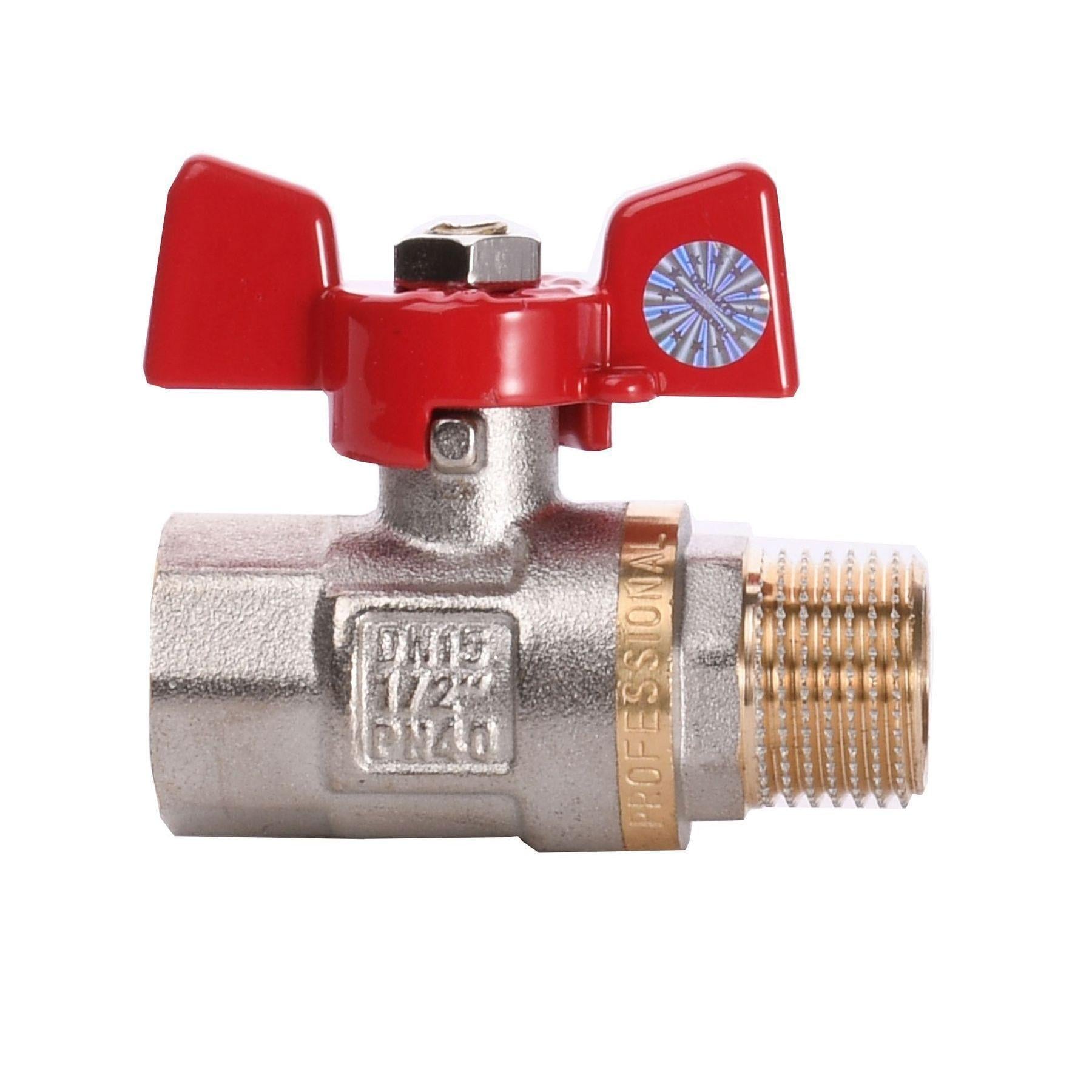 Кран шаровый прямой Professional Q 1/2″ ЗВ КБ PN40 QP152 (000010097) Кран шаровый прямой Professional Q 1/2″ ЗВ КБ PN40 QP152 (000010097)