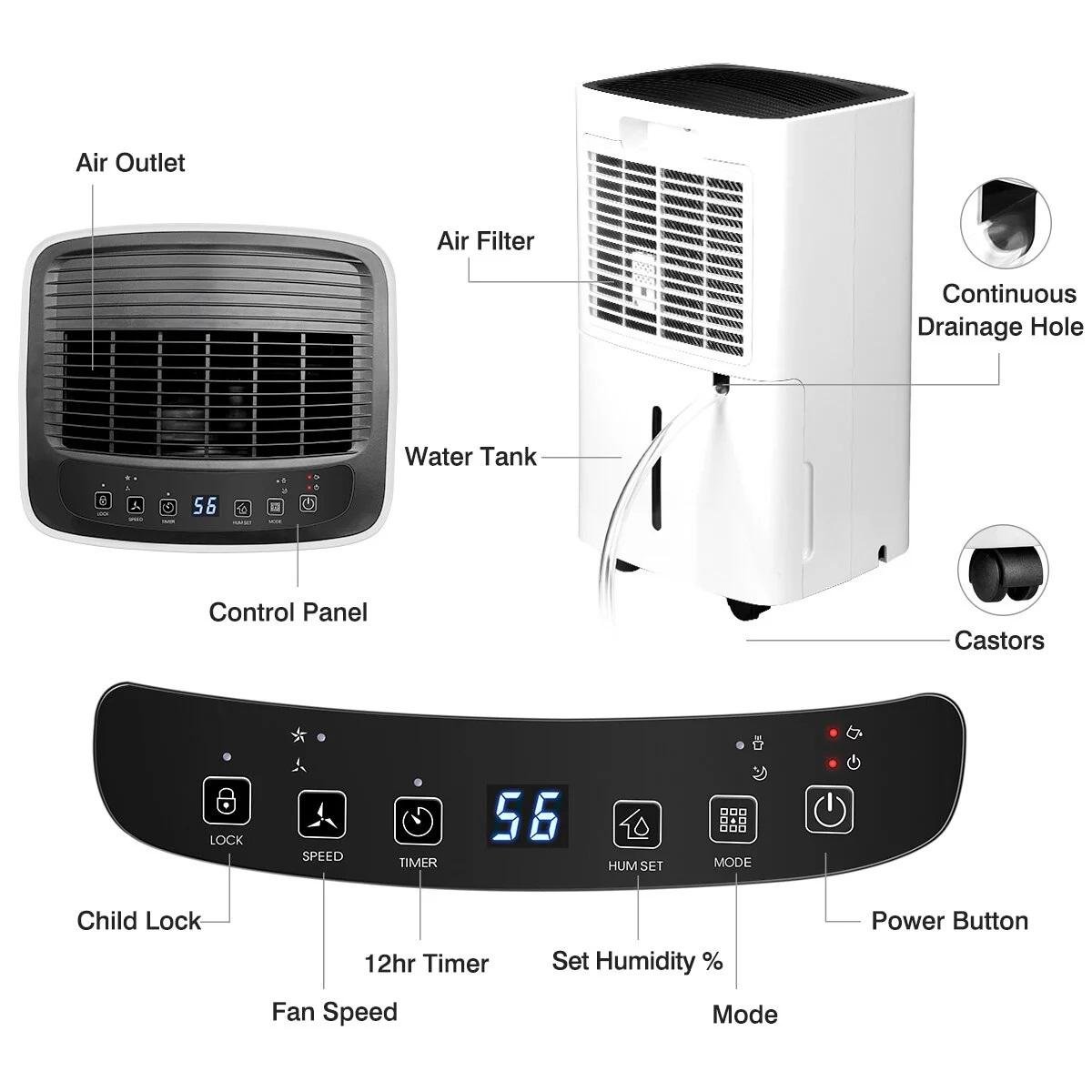 Осушувач-очищувач повітря Celsius OL-12 HEPA - фото 2 Осушувач-очищувач повітря Celsius OL-12 HEPA - фото 2