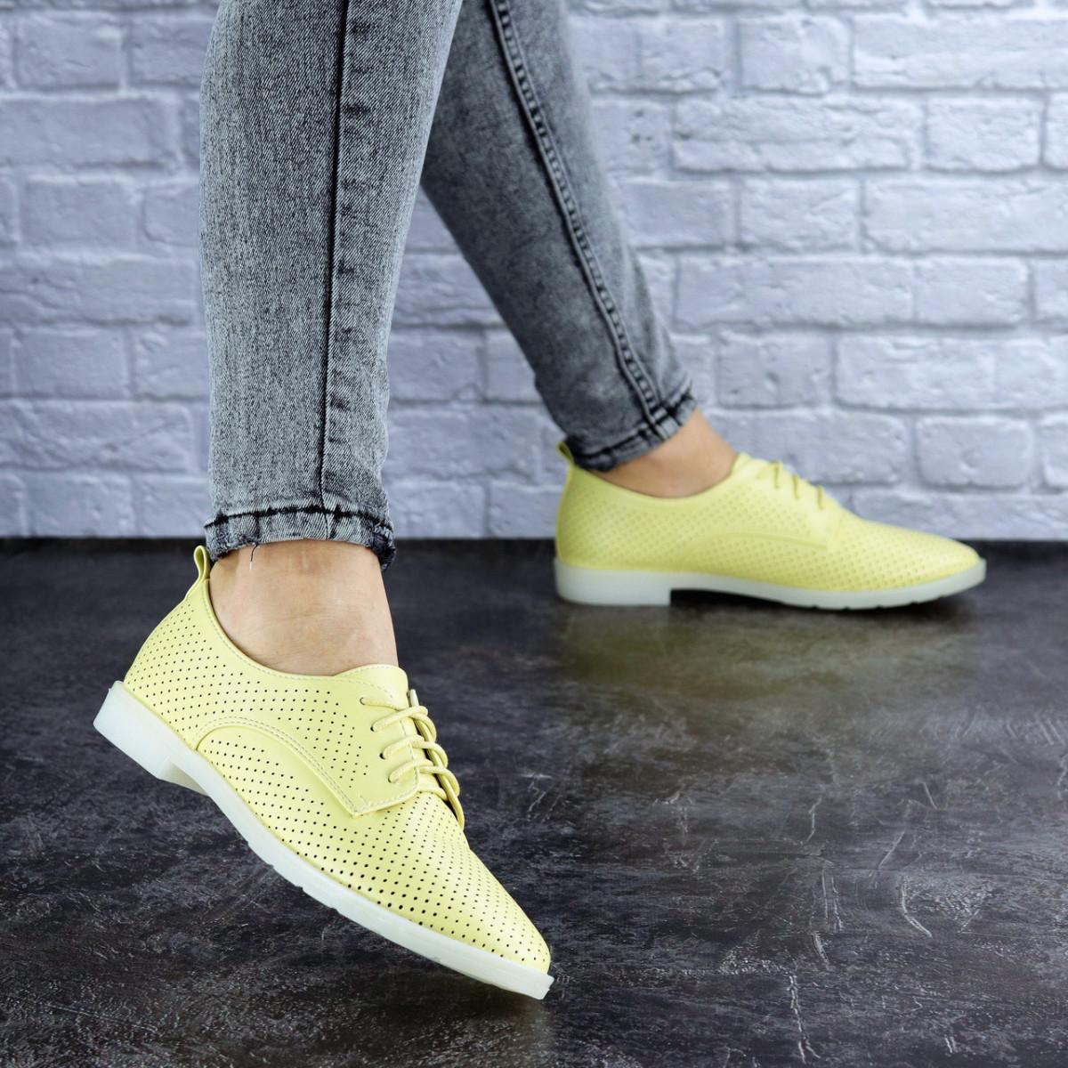 Туфли женские Fashion р. 39 24,5 см Желтый (1772) - фото 8