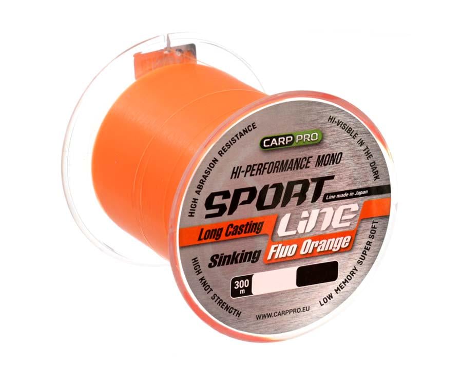 Волосінь Carp Pro Sport Line Fluo Orange 300 м 0,235 мм