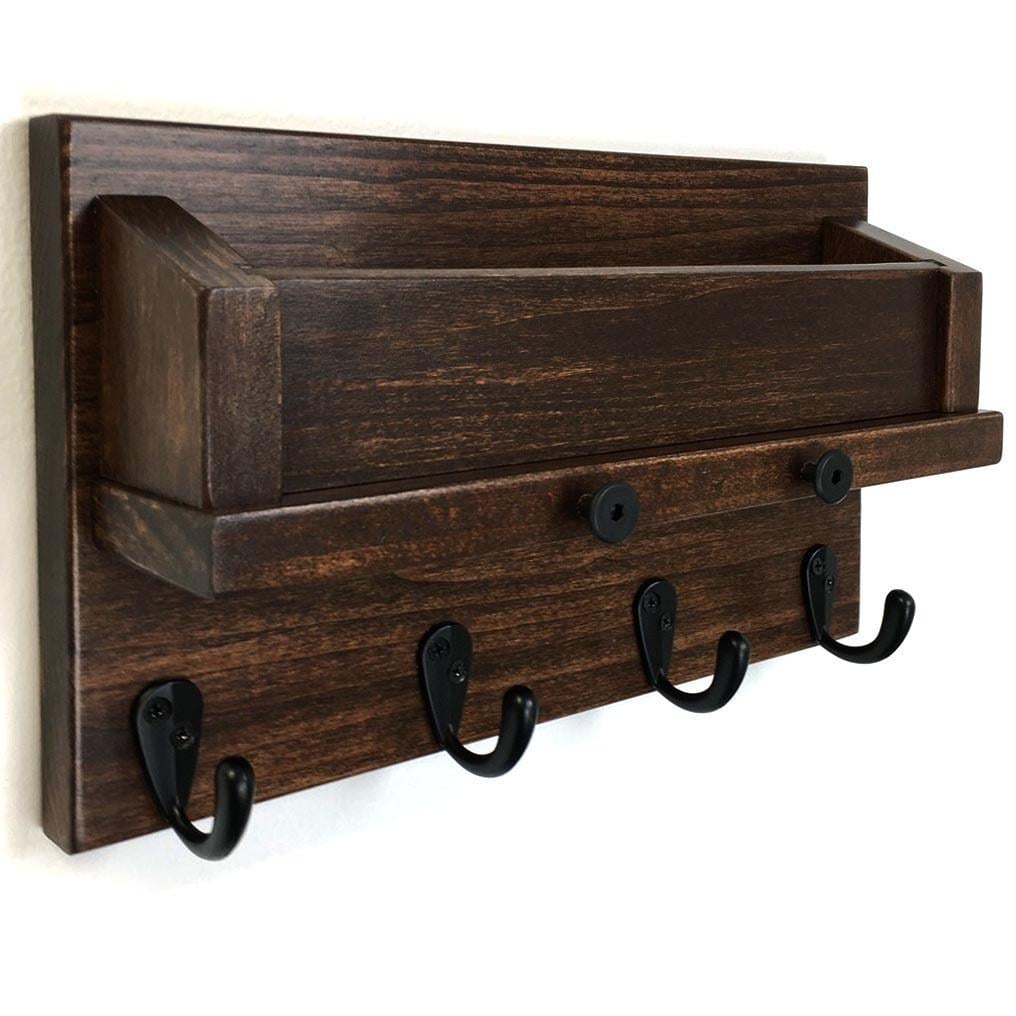 Ключница деревянная Осгорд 4 Капучино (КЛЧ-411009)