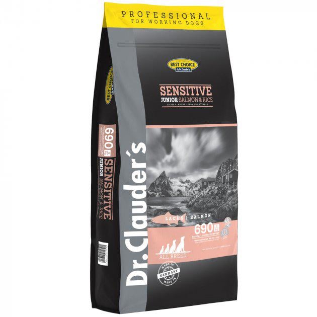 Корм сухой для щенков Dr.Clauder`s Sensetive Dog Junior Salmon & Rice 350 г (12664978)