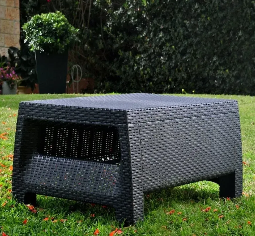 Столик садовый Keter Corfu Table Графит (241945) - фото 4 Столик садовый Keter Corfu Table Графит (241945) - фото 4