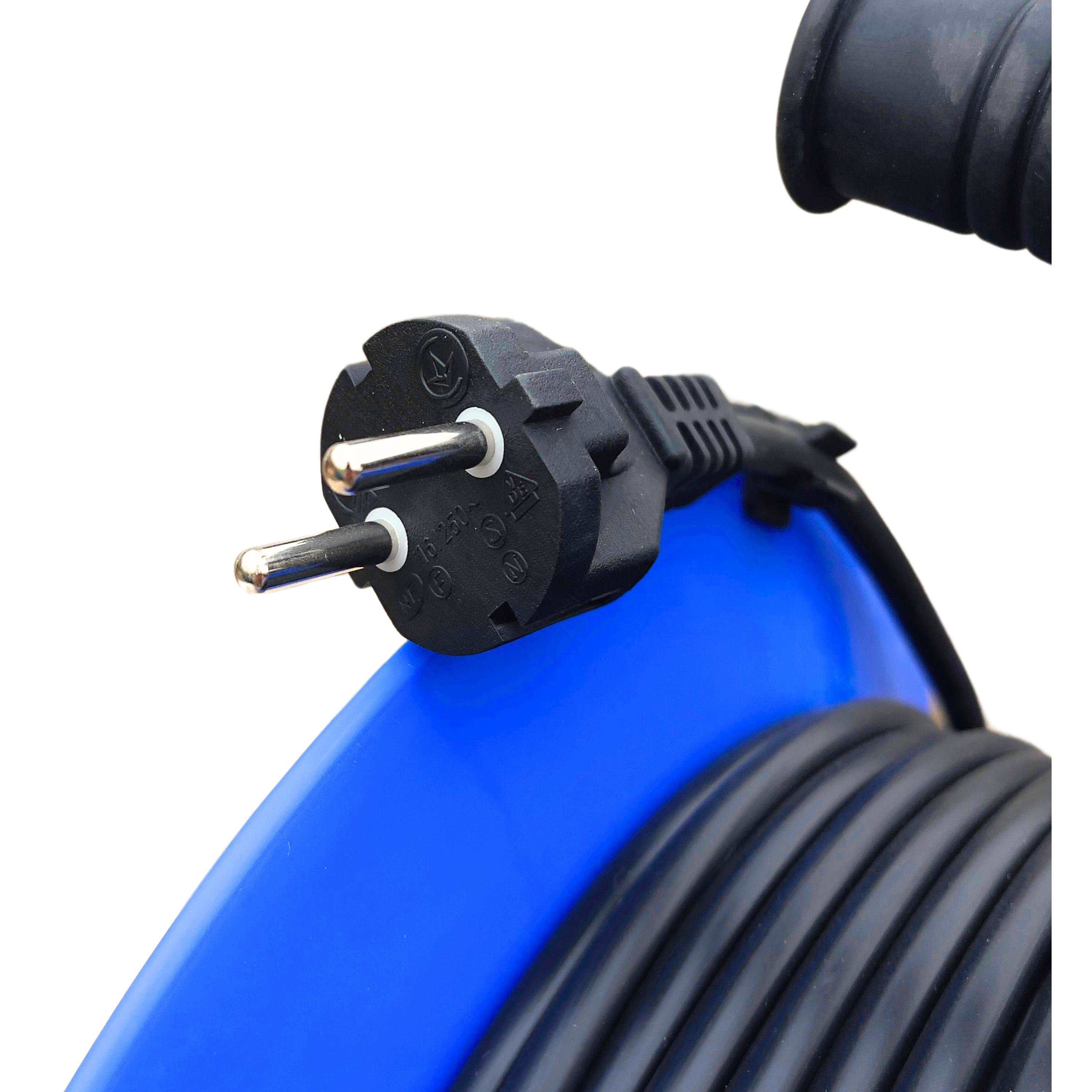 Подовжувач на котушці DOZER ПВС 2х2,5 з вимикачем 25 м (А0057665) - фото 2