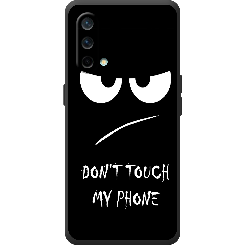 Чехол BoxFace OnePlus Nord CE 5G Don't Touch my Phone Черный силикон (44513-up535-44510)