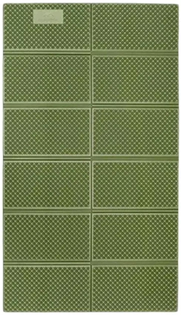 Килимок туристичний складаний двомісний IXPE Naturehike CNK2450WS044 з алюмінієвою плівкою 200x120x1,8 см Оливковий