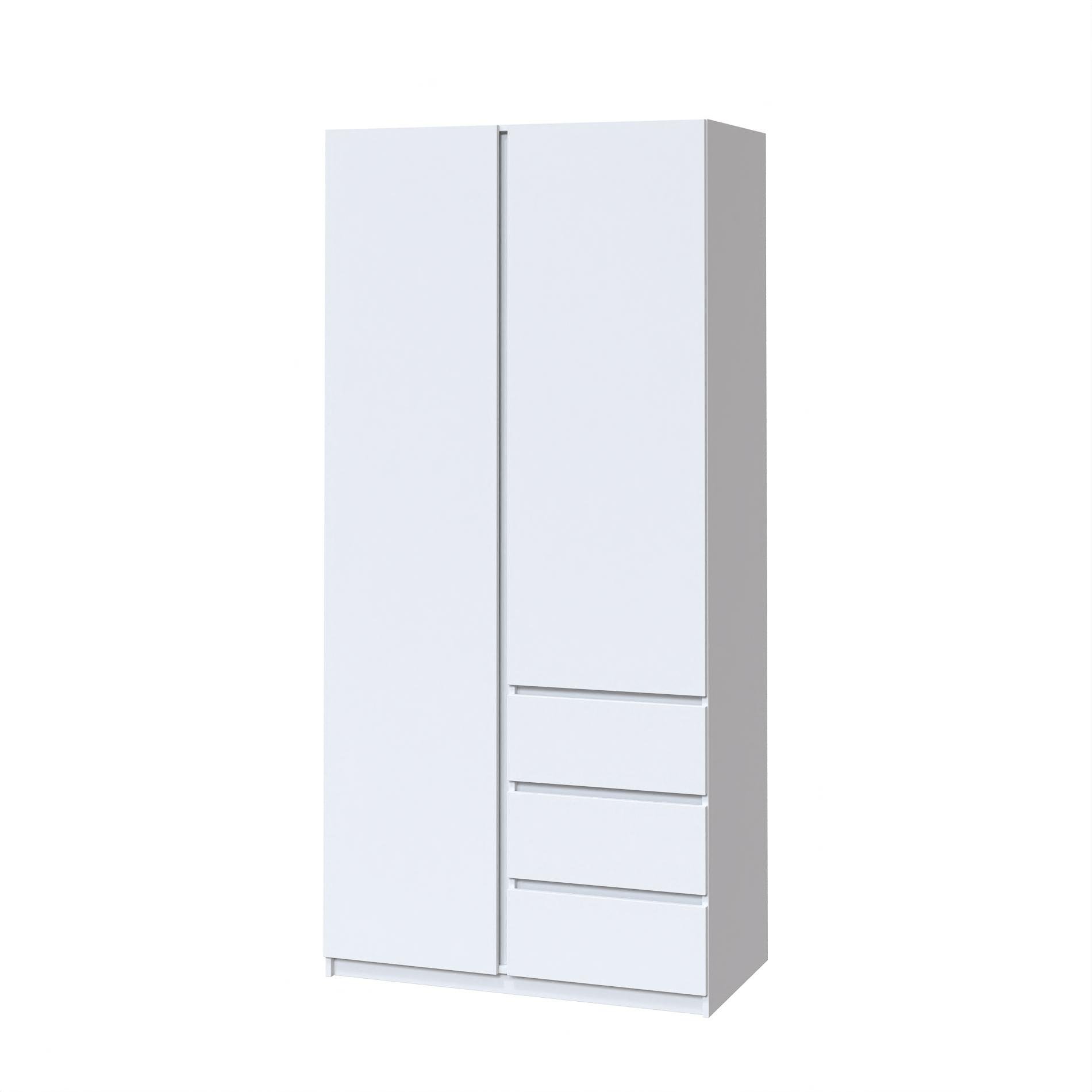 Шафа Мастер Форм Брайт телескопічні напрямні 1000х520х2000 мм Білий - фото 4 Шафа Мастер Форм Брайт телескопічні напрямні 1000х520х2000 мм Білий - фото 4