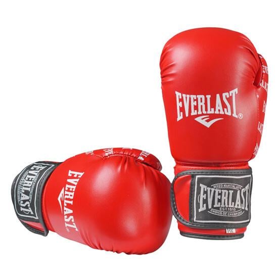 Перчатки боксерские на липучке 8 унций полиуретан Everlast Красный (EV2218/8R)