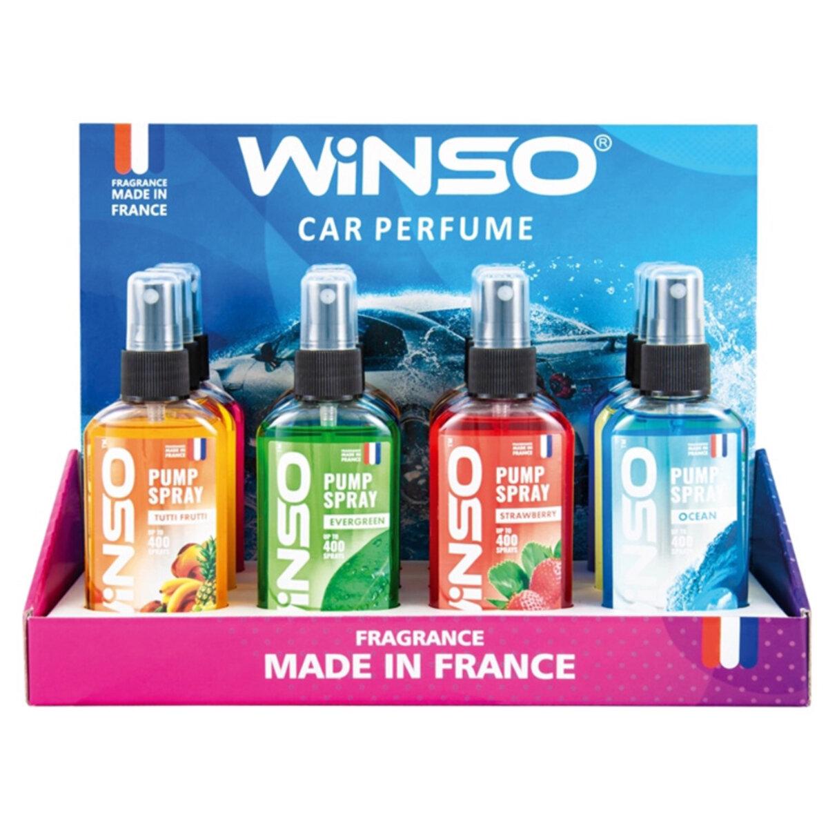 Ароматизатор для авто WINSO Pump Spray Mix №2 75 мл 12 шт. (500002)