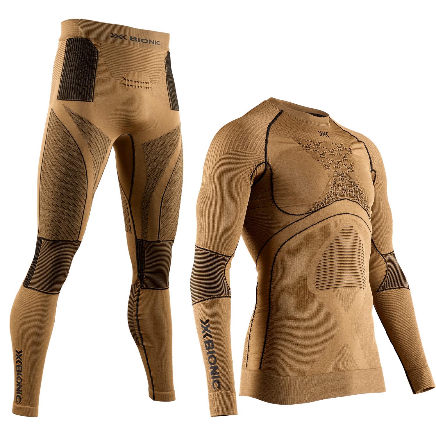 Чоловічий комплект термобілизни X-BIONIC Radiactor 4,0 RA-WTXX(WP05)W19M-S001 XXL Gold/Black