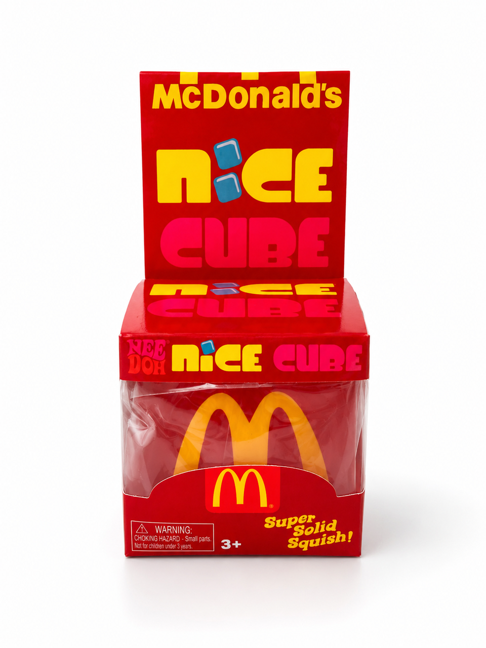 Игрушка Квиш-антистресс NeeDoh Nice Cube McDonalds кубик льда 5,7 см (36620771) Игрушка Квиш-антистресс NeeDoh Nice Cube McDonalds кубик льда 5,7 см (36620771)