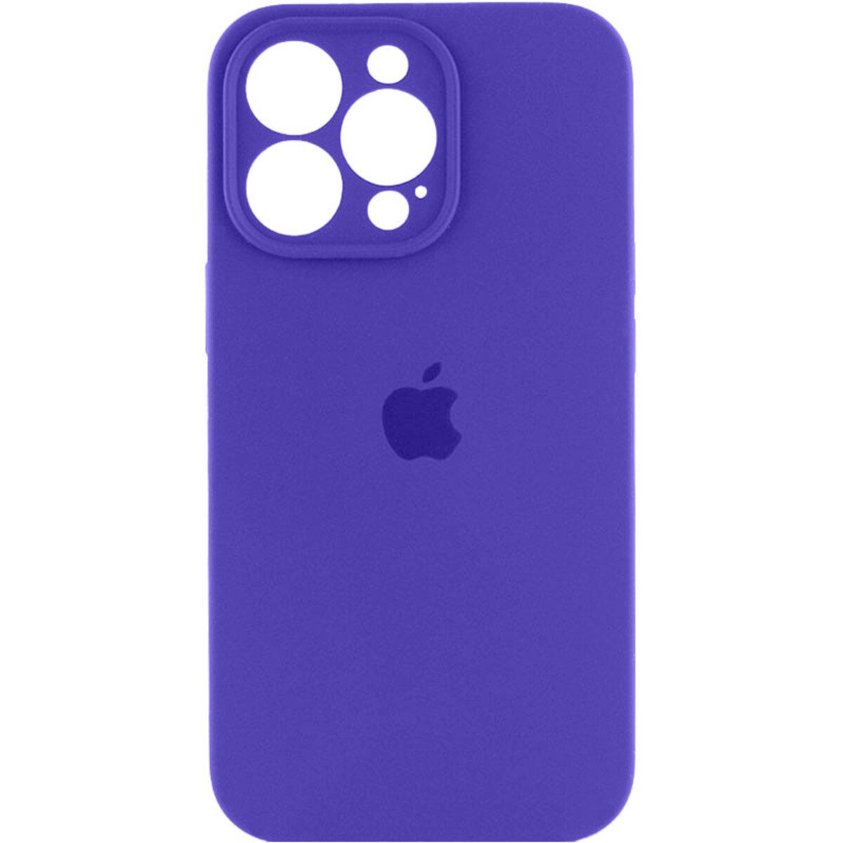 Противоударный чехол для Apple iPhone 13 Pro Max Silicone Full Case AA Camera Protect / Dark Purple