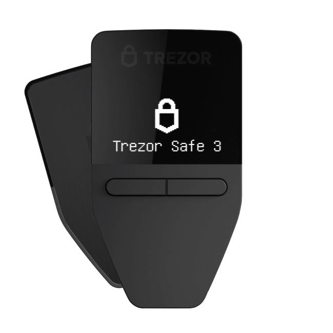Кошелек для криптовалют аппаратный Trezor Model Safe 3 Cosmic Black (TMS3CB)