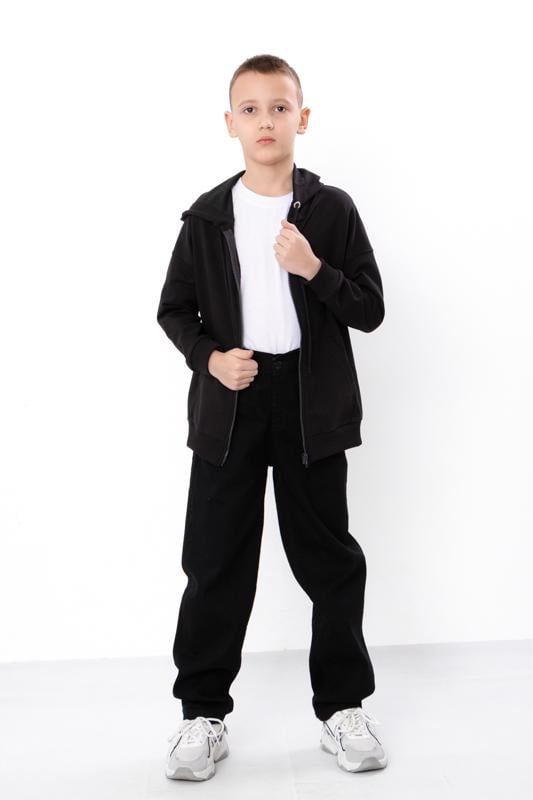 Джинси дитячі демісезонні -банани для хлопчика Носи Своє 152 см Чорний (17182)