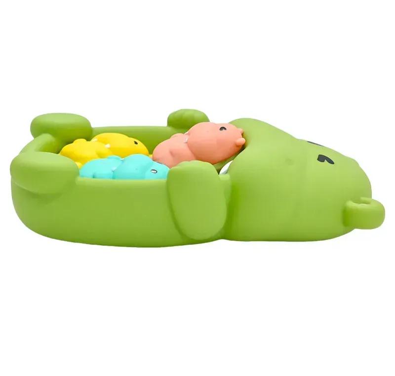 Бегемотики СМ321-16 для купания резиновые 4 шт. (321167) - фото 2 Бегемотики СМ321-16 для купания резиновые 4 шт. (321167) - фото 2