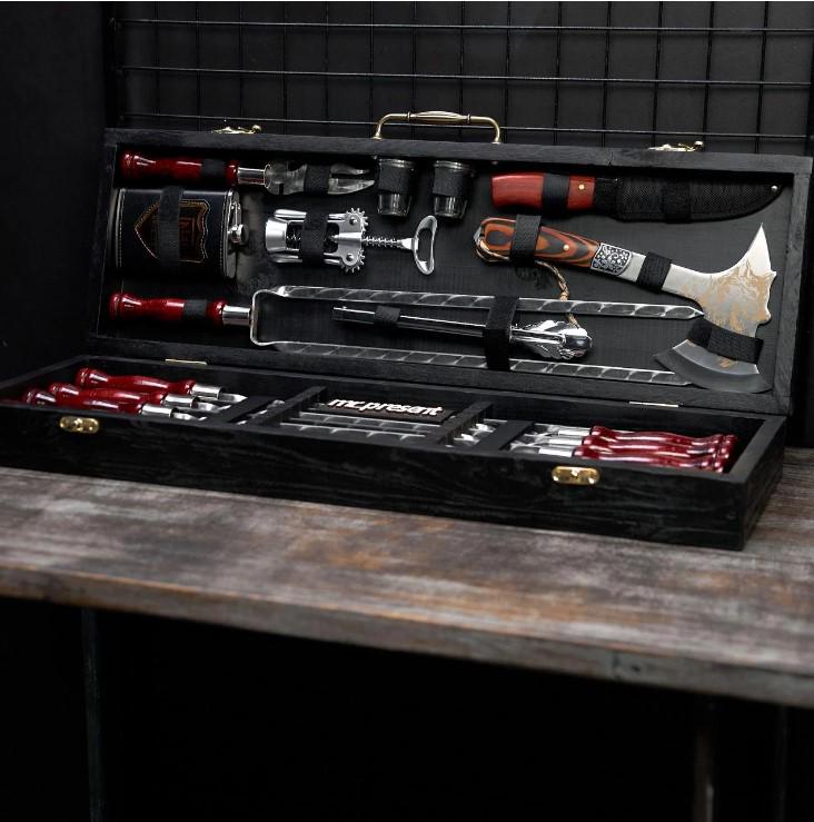 Набор шампуров в кейсе Хищник №5-1 ХЛ