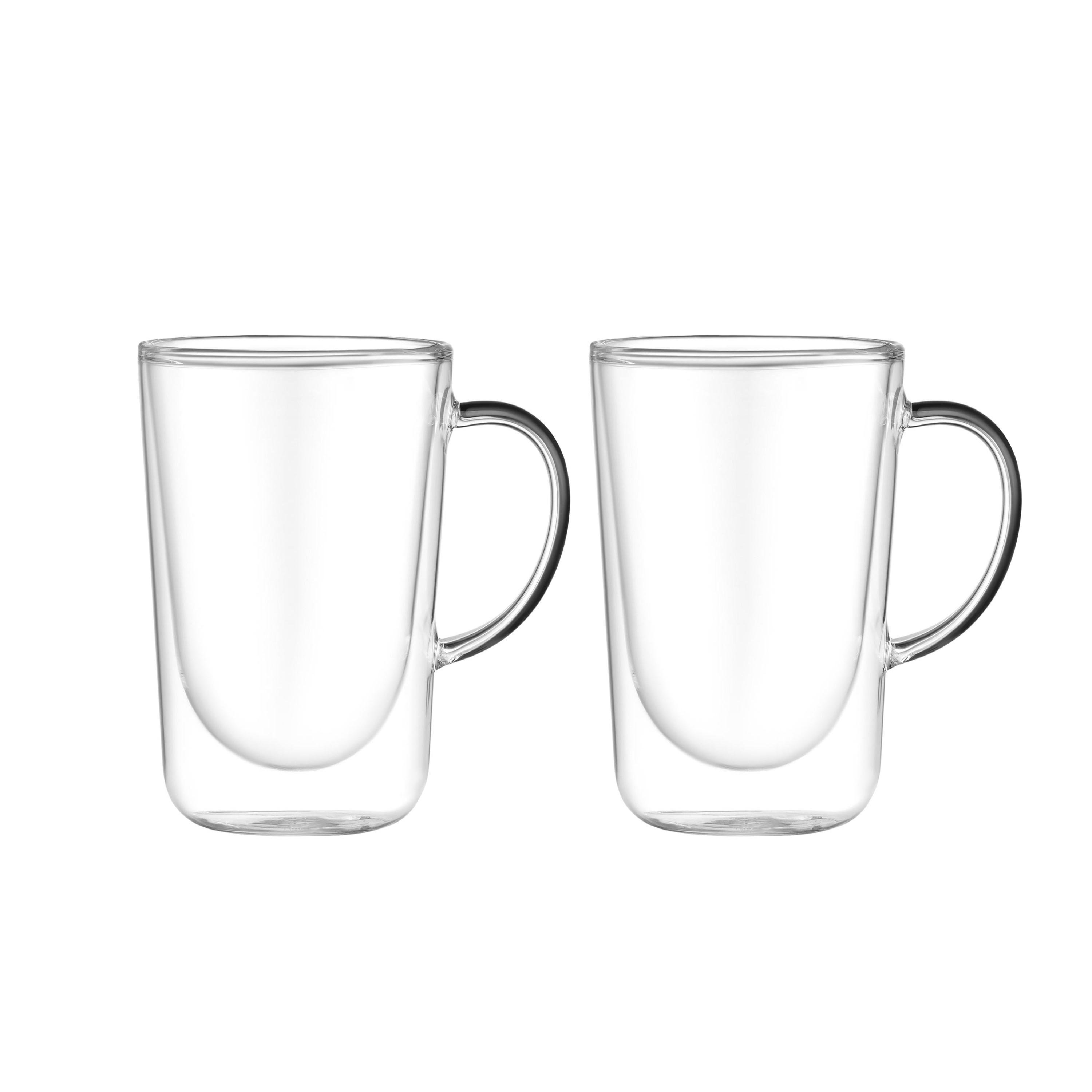 Набор чашек Ardesto AR2635BH с двойными стенками 350 мл 2 шт. Прозрачный (8d64735a)