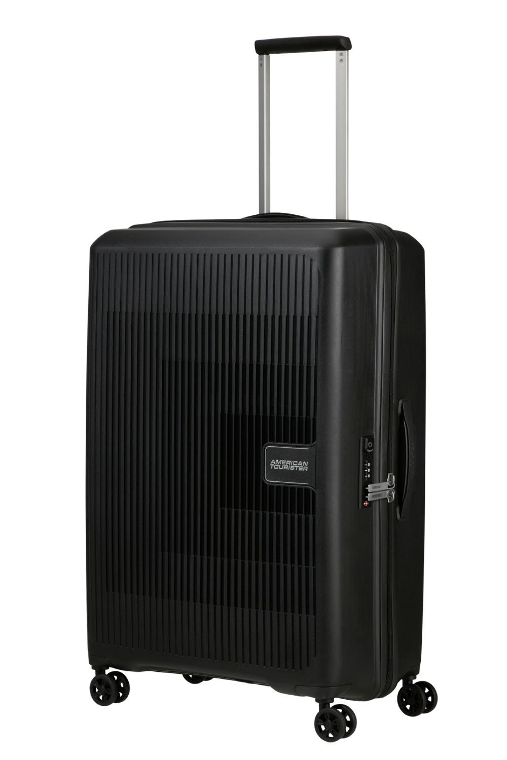 Чемодан American Tourister AEROSTEP 77x50x29/32 см Черный (MD8*09003) - фото 1