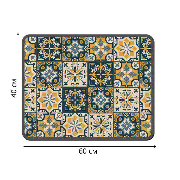 Коврик для сушки посуды M00387 с антискользящей основой влагопоглощающий 60х40 см - фото 8 Коврик для сушки посуды M00387 с антискользящей основой влагопоглощающий 60х40 см - фото 8