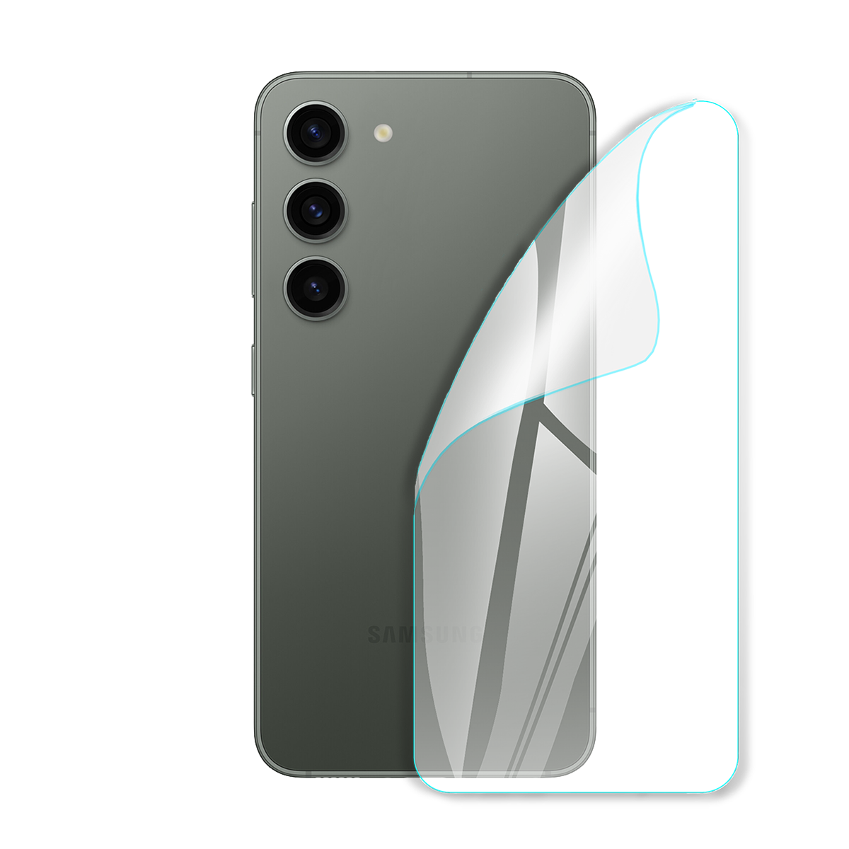 Защитная полиуретанова глянцевая пленка Medium Armor на корпус смартфона Samsung Galaxy S23 (PF-M02CSG-001-122)