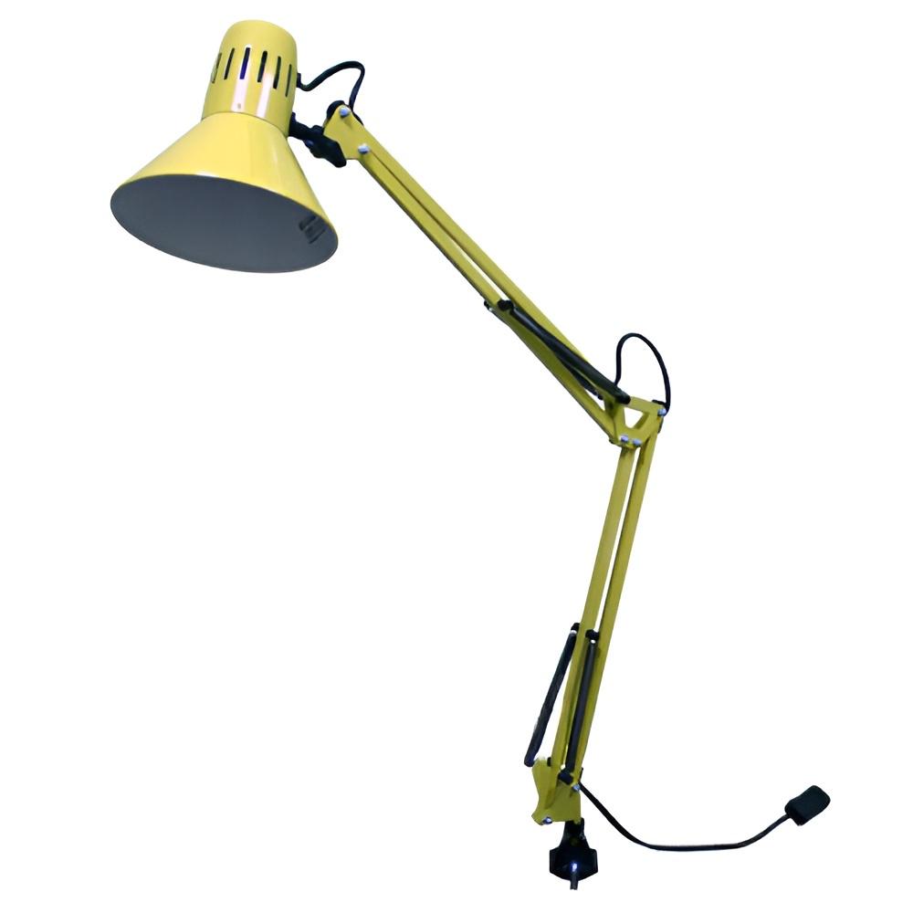 Настольная лампа Lemanso LMN093 60W 20 Вт для LED ламп E27 Желтый (13612)