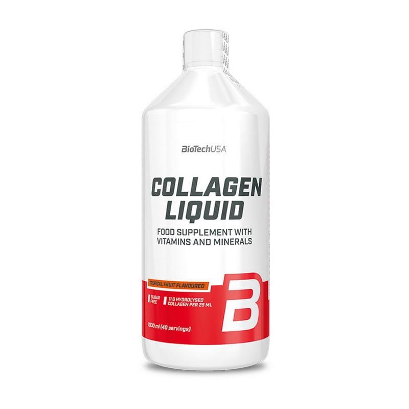 Колаген BioTech USA Collagen Liquid 1000 мл Тропічні фрукти (18231-02) - фото 1