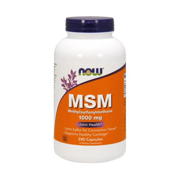 Метилсульфонилметан Now MSM 1000 mg 240 caps