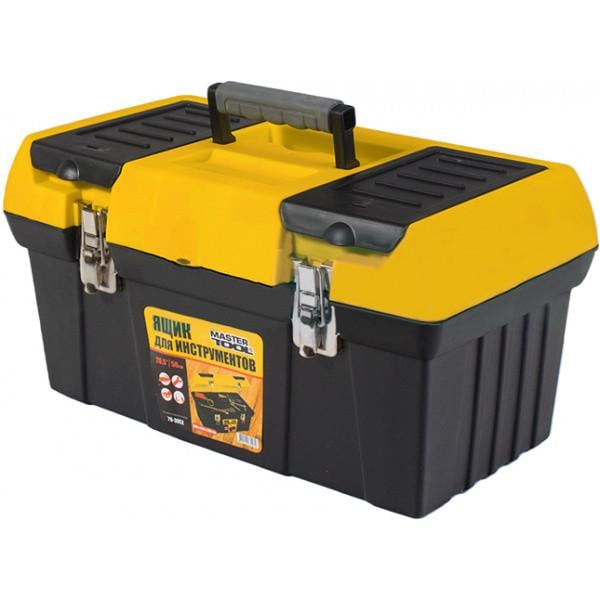 Ящик для инструмента MasterTool с металическими замками 19" 485х275х250 мм (79-3052) Ящик для инструмента MasterTool с металическими замками 19" 485х275х250 мм (79-3052)