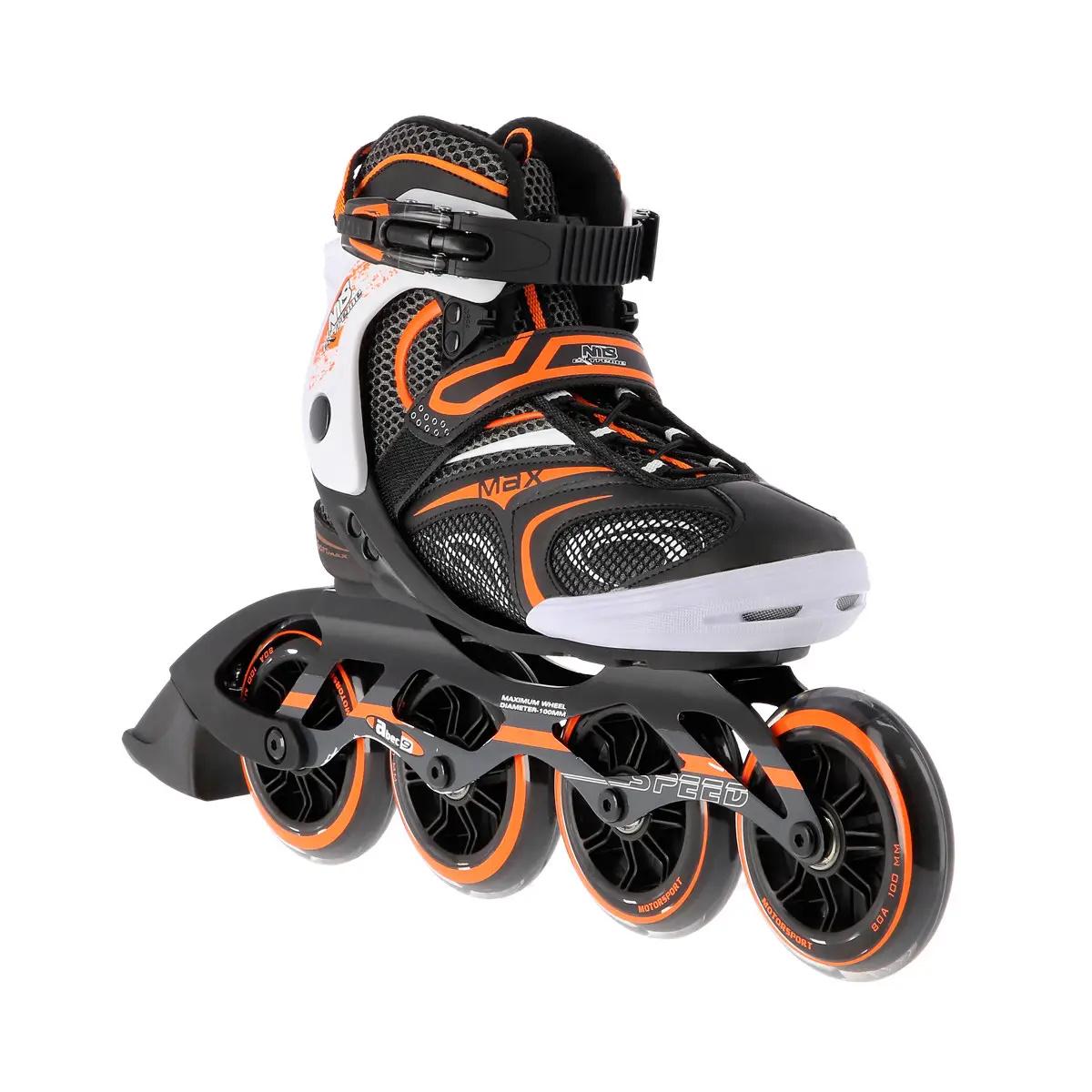 Роликові ковзани Nils Extreme NA1060S р. 39 Black/Orange - фото 3