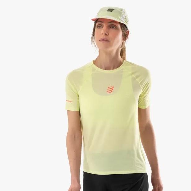 Футболка женская Compressport Trail Racing SS Tshirt M Shadow Lime (ATSW3646040M)