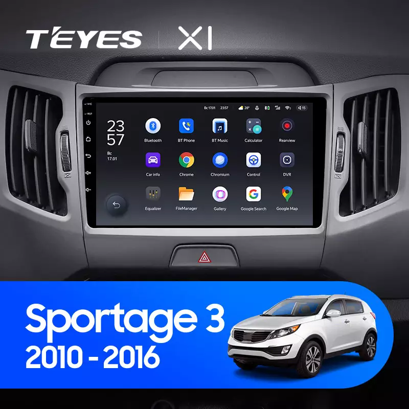 Автомагнитола штатная Teyes X1 для Kia Sportage 3 SL 2010-2016 Android 2/32 Гб Wi-Fi/4G вариант C (1665595972) - фото 3