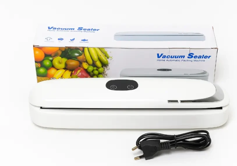Вакуумный упаковщик Vacuum sealer Model 1 автоматический сенсорный Белый (G6362)