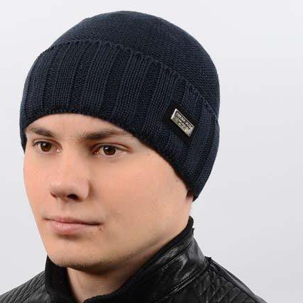 Шапка мужская Alex qp17046 L/57-58 см Темно-синий (34142)