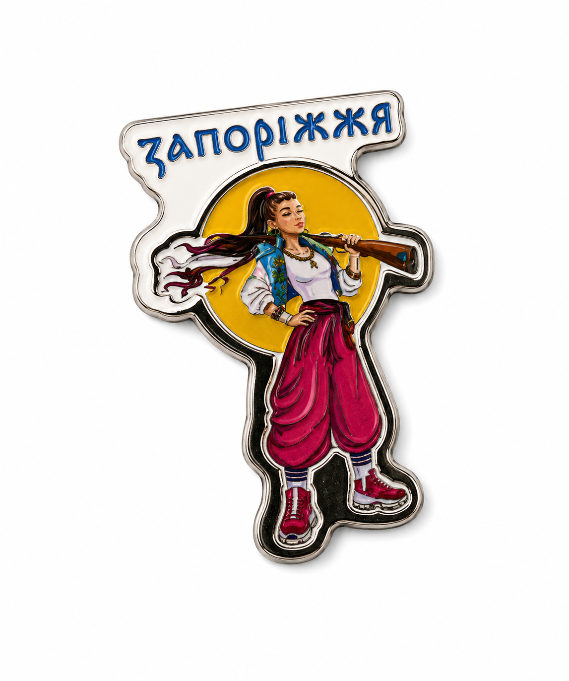 Значок Запоріжжя металевий (1752073409)