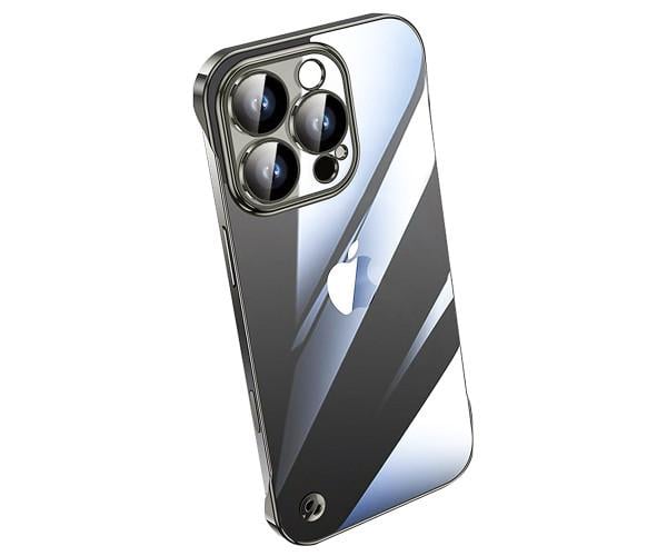 Чохол - накладка Omeve Clear Bamper для iPhone 16 Pro Max із захистом для камери Сірий