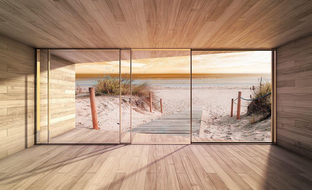 Фотообои флизелиновые 3D 416x254 см Consalnet Терраса с видом на море (3290VEXXXL)
