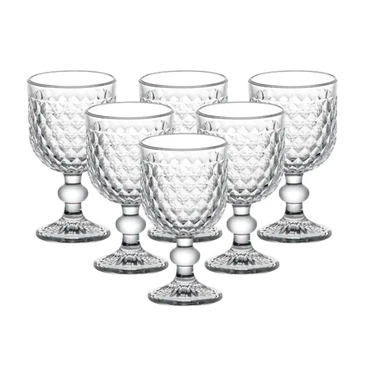 Набор бокала для вина 6 шт. стеклянные (HP4152)