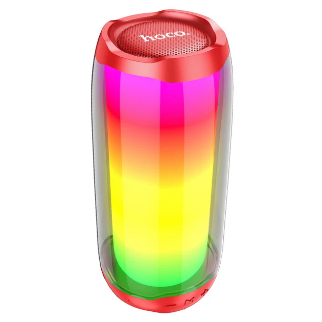 Портативная колонка Hoco HC8 Pulsating Colorful Luminous Wireless Speaker 10W Red Портативная колонка Hoco HC8 Pulsating Colorful Luminous Wireless Speaker 10W Red
