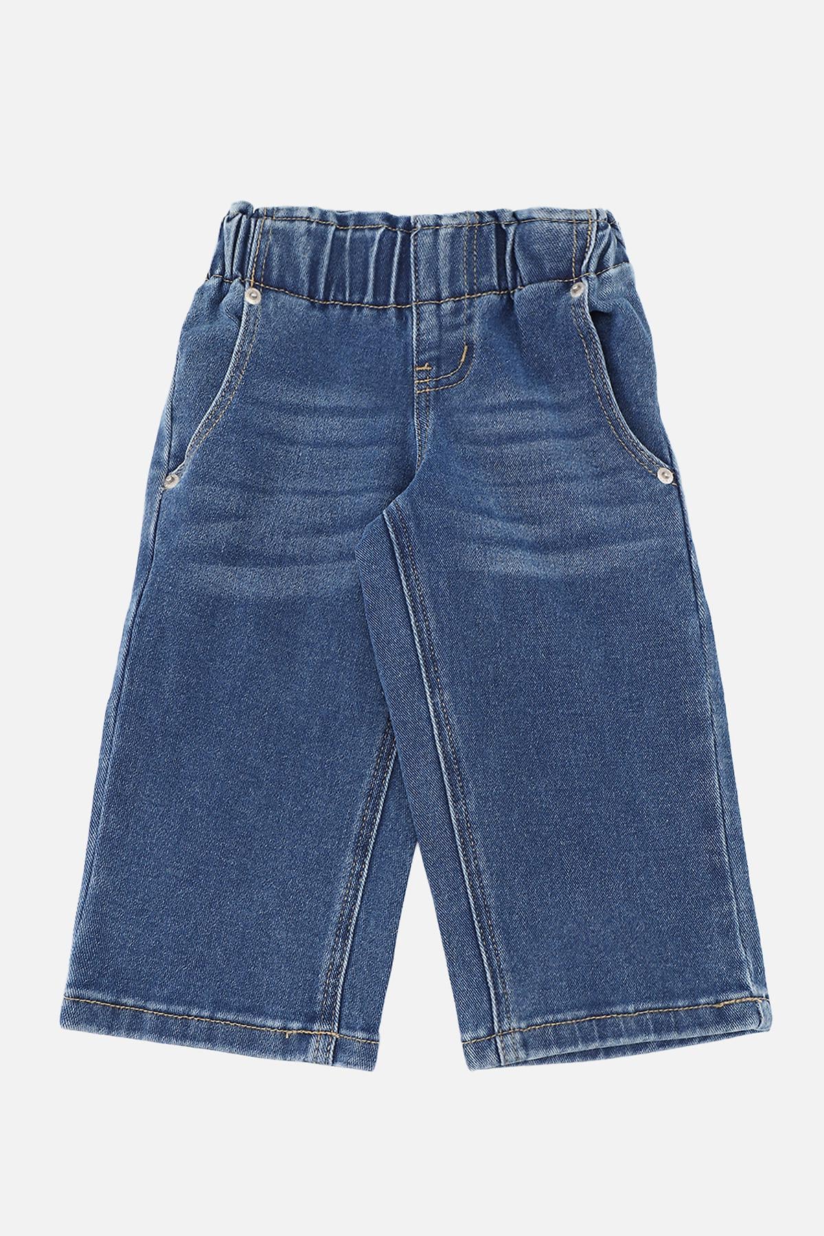 Джинсы wide leg для девочки 92 см Синий (ЦБ-00279812)