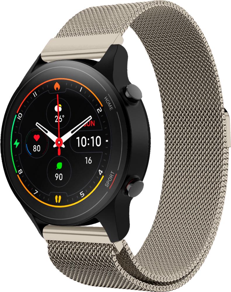 Ремешок Миланская Петля Milano для Xiaomi Mi Watch 22 мм Retro Gold (22930)