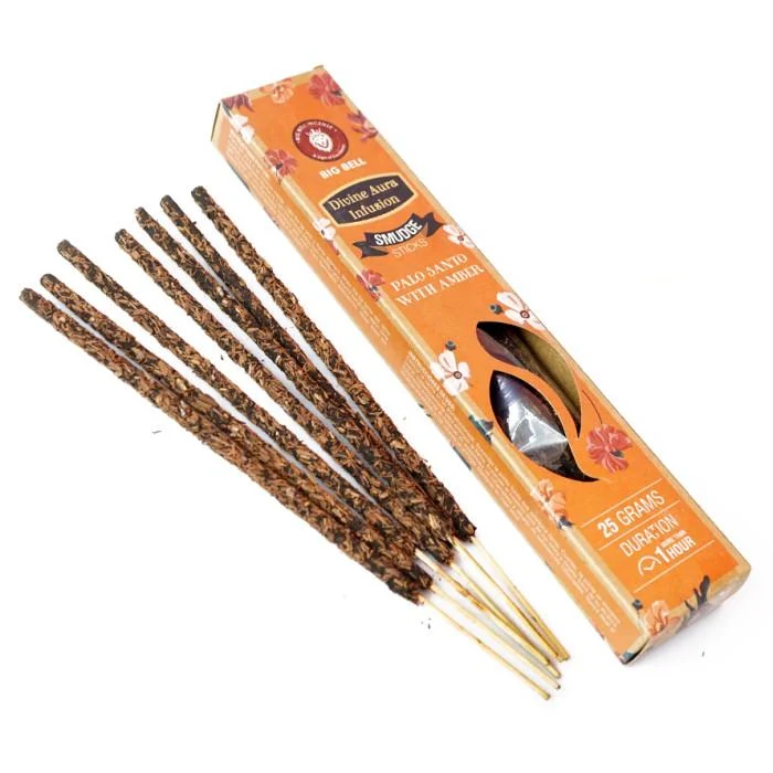 Аромапалички Big Bell Smudge Palo Santo Amber 25 г (9131047)