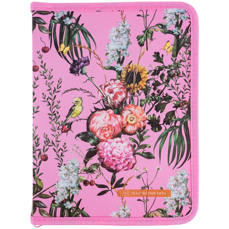 Папка объемная на молнии Axent А5+OS Summer (1805-34-A)