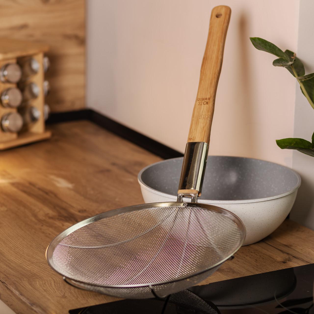 Шумовка паук для вока и фритюра 32 см (HP-19-19-32CM) - фото 7